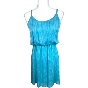 Alice + Olivia Aqua Blue Mini Dress